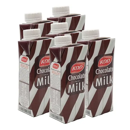 كي دي دي حليب قليل الدسم بنكهة الشوكولاتة, 250 مل x 6 pcs