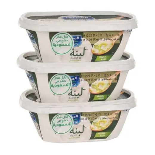 المراعي لبنة فاخرة بالطريقة التركية كاملة الدسم، 3 حبات × 180 غرام