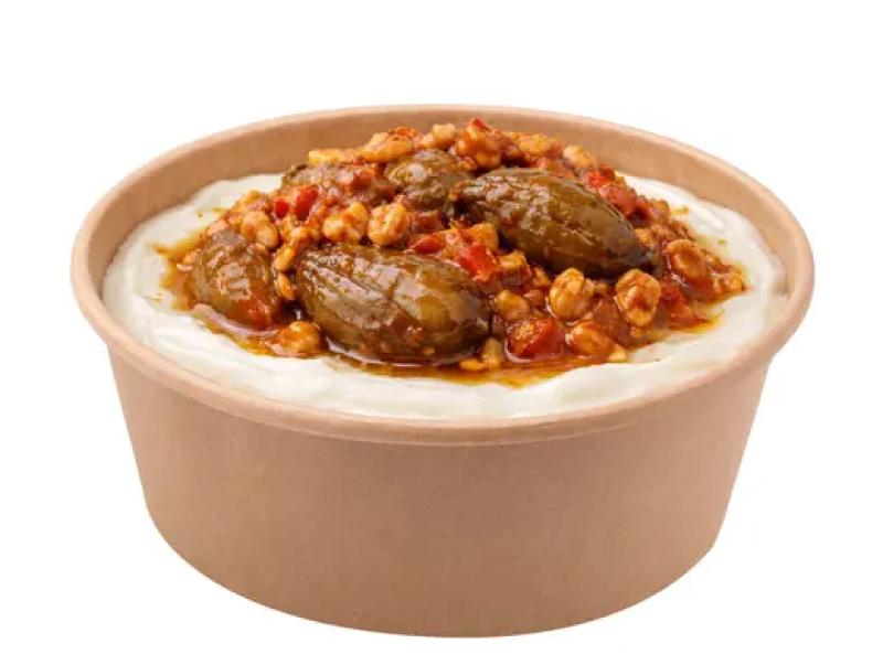 لبنة مع مكدوس، كغ 500 جم