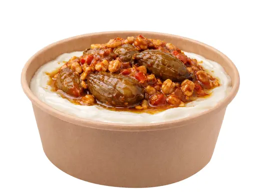 لبنة مع مكدوس، كغ 500 جم