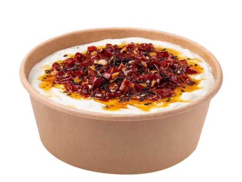 لبنة مع فلفل حار، كغ 500 جم