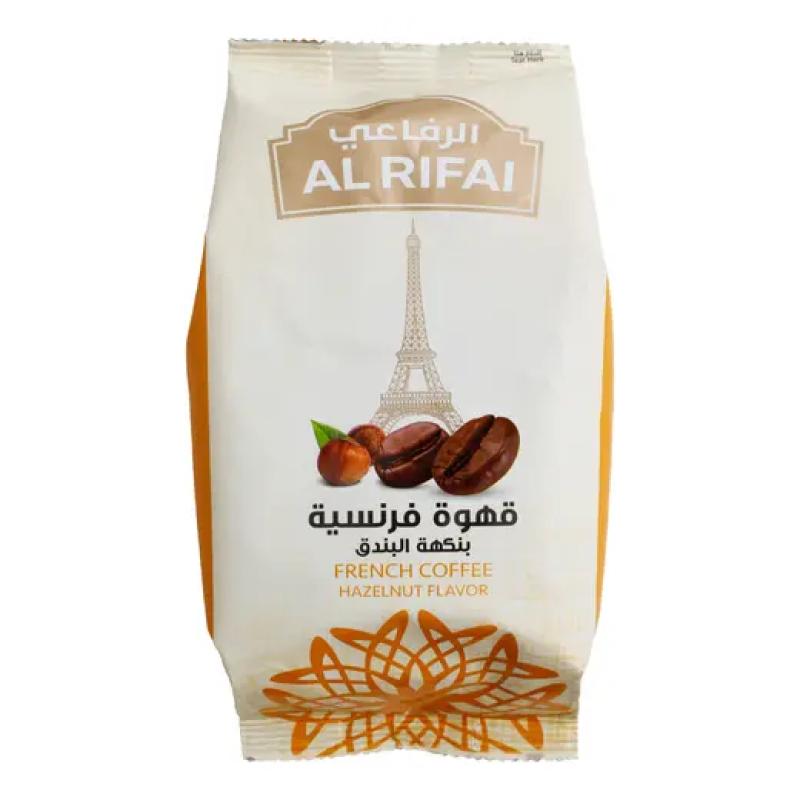 الرفاعي قهوة فرنسية بنكهة البندق، 250 جم