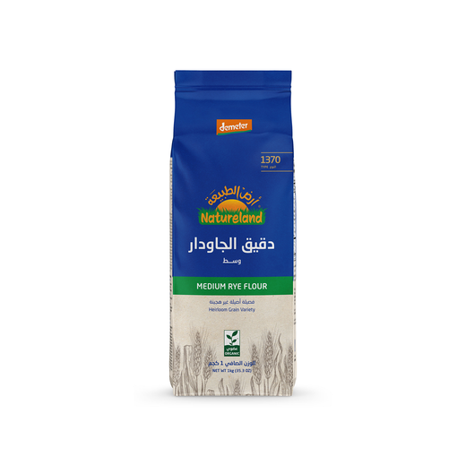 أرض الطبيعة دقيق الجاودار المتوسط 1370، 1 كجم