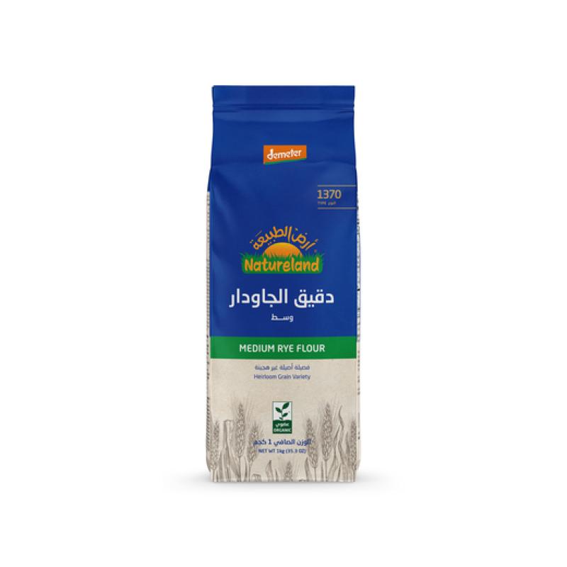 أرض الطبيعة دقيق الجاودار المتوسط 1370، 1 كجم