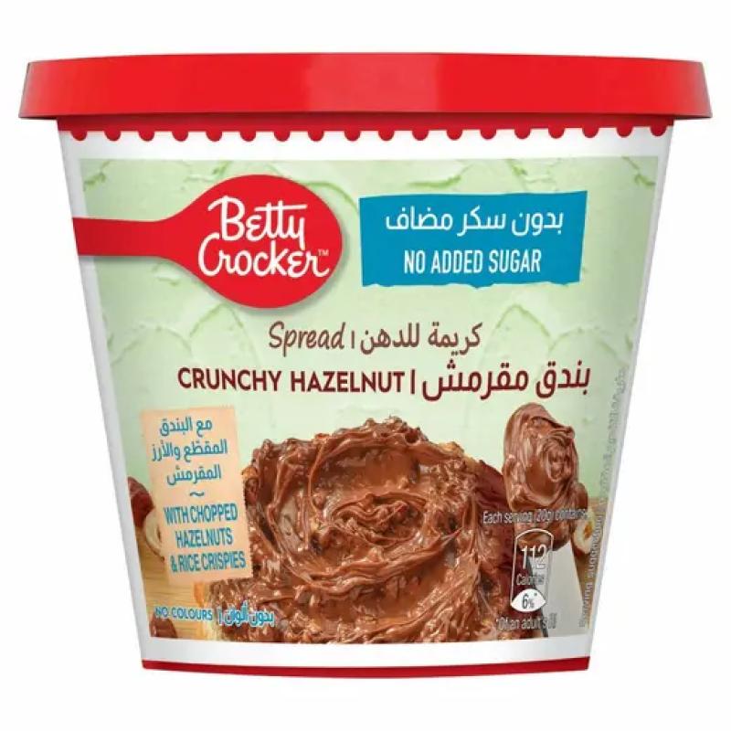 بيتي كروكر كريمة للدهن بالبندق المقرمش بدون سكر مضاف 200 جم
