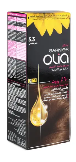 غارنييه صبغة شعر اوليا 5.3 بني ذهبي