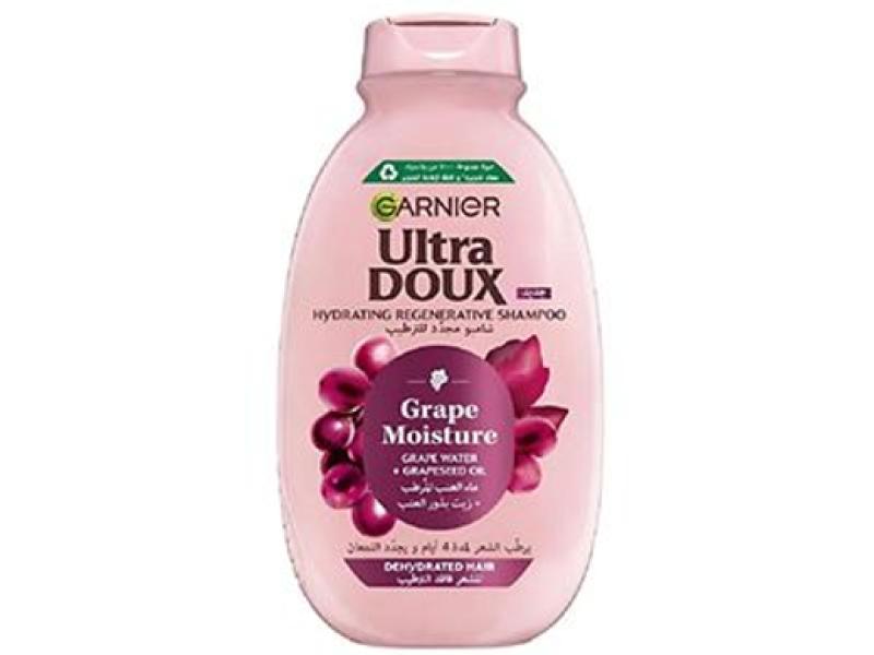 Garnier Ultra Doux Grape Moisture Shampoo, 600ml