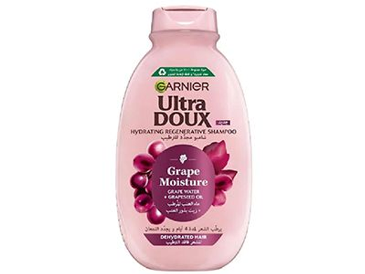 Garnier Ultra Doux Grape Moisture Shampoo, 600ml