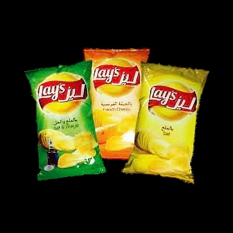 ليز رقائق البطاطس عرض خاص متنوع 3 قطع × 160 جم
