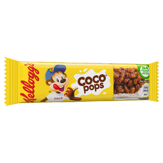 كيلوغز لوح كوكو بوبس حبوب بالحليب 20 غم