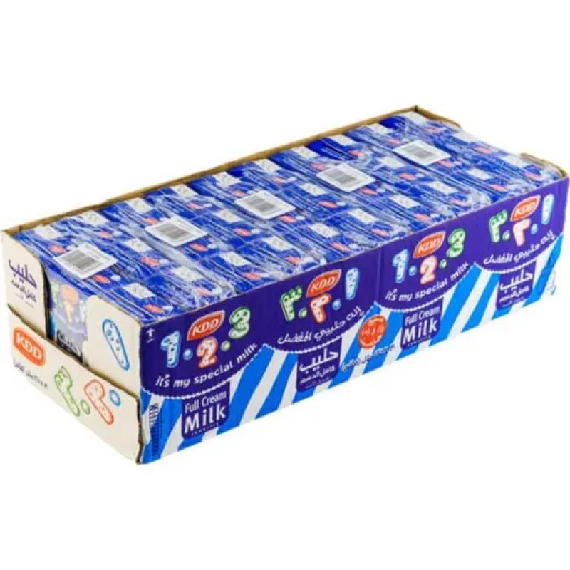 كي دي دي 123 حليب كامل الدسم 30 عبوة 125 مل