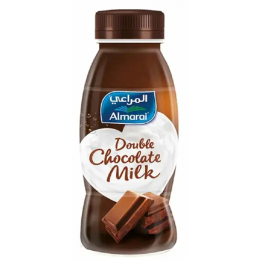 المراعي حليب شوكولاتة دبل فاخر، 225 مليلتر