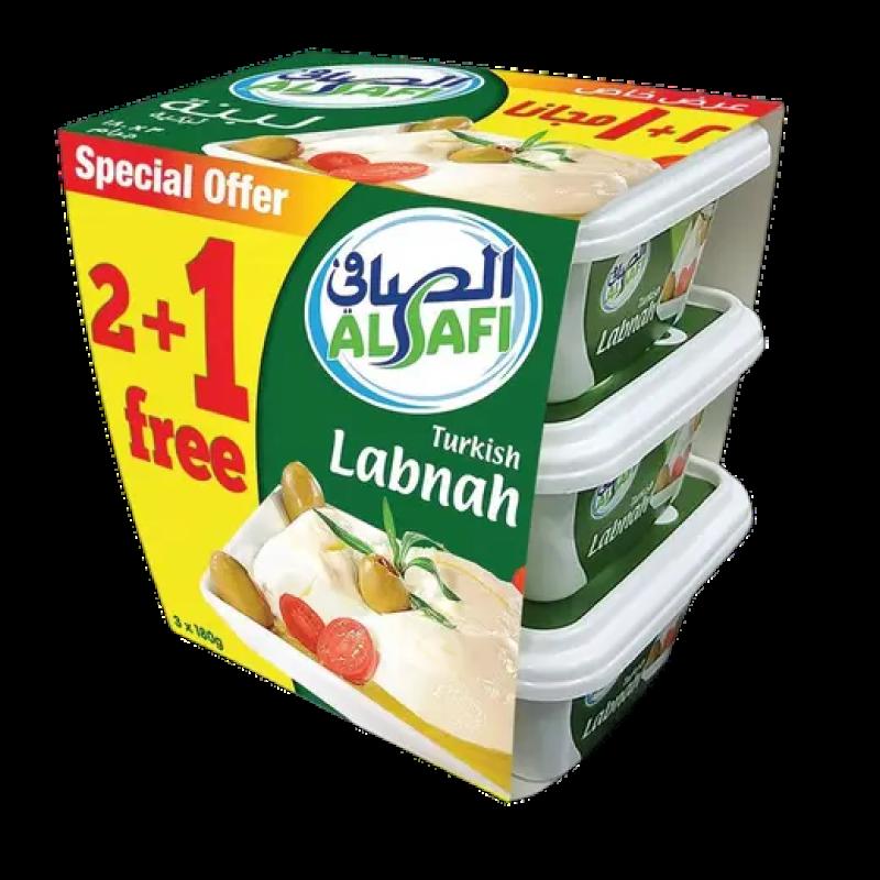 الصافي لبنة تركية فاخرة 180 غم × 3 حبات