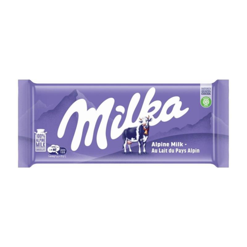 ميلكا شوكولاتة بالحليب 90 جم
