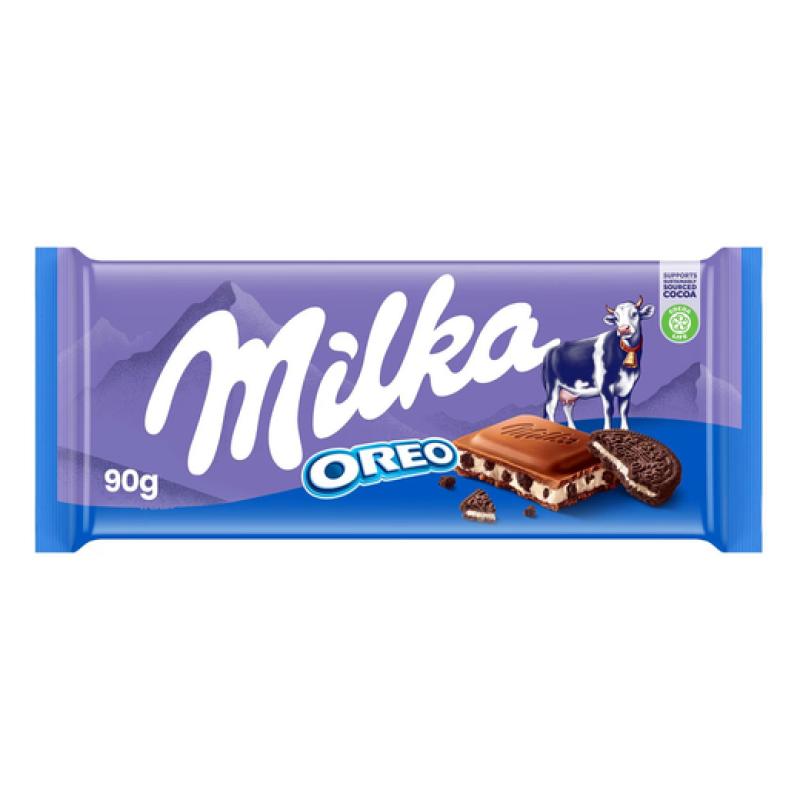 ميلكا شوكولاتة بالحليب بالأوريو 90 جم
