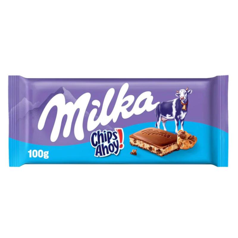 ميلكا شوكولاتة بالحليب برقائق أهوي 90 جم