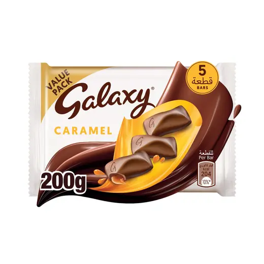 جالكسي كراميل 40 غم 5 حبات