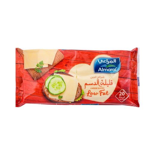 المراعي شرائح جبنة قليلة الدسم، 400 غرام