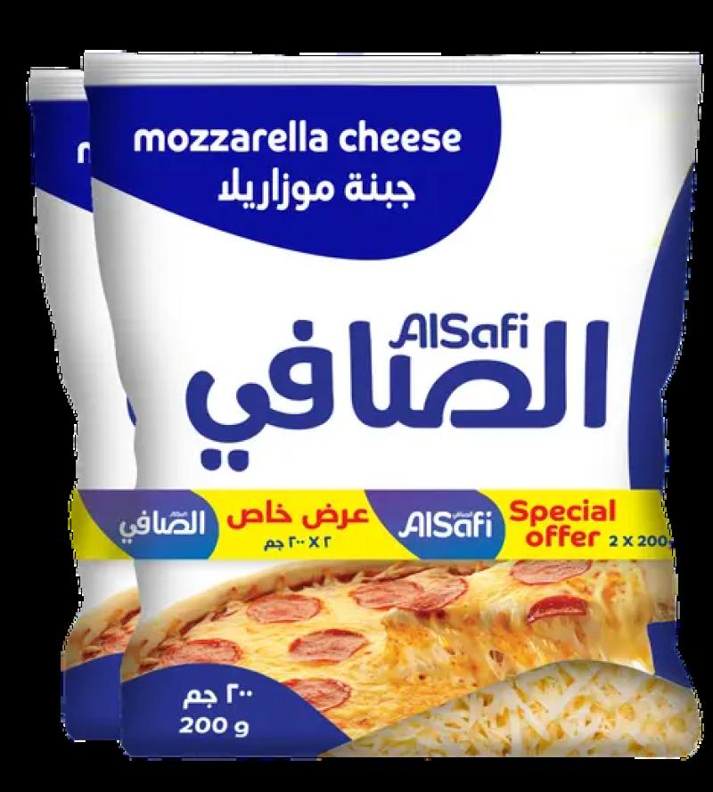 الصافي جبنة موزاريلا، 2×200 غرام
