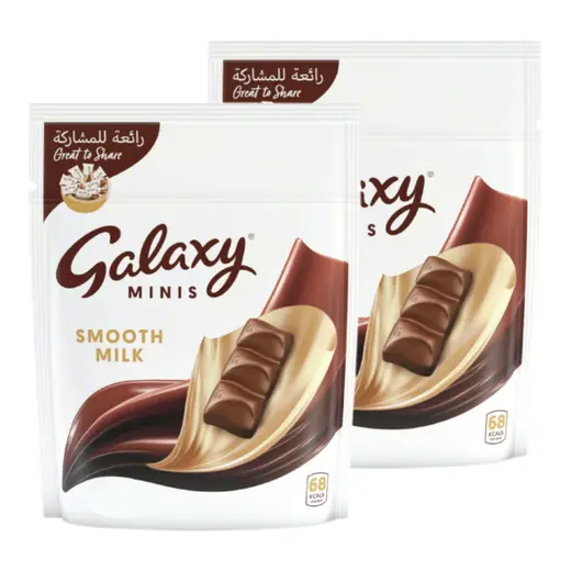 جالاكسي شوكولاتة صغيرة ٢ × ١٣٧.٥ جرام