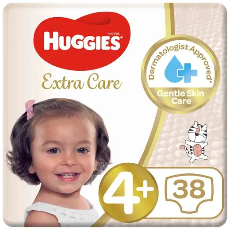 هجيز إكسترا كير (مقاس 4+) 38 حفاضة