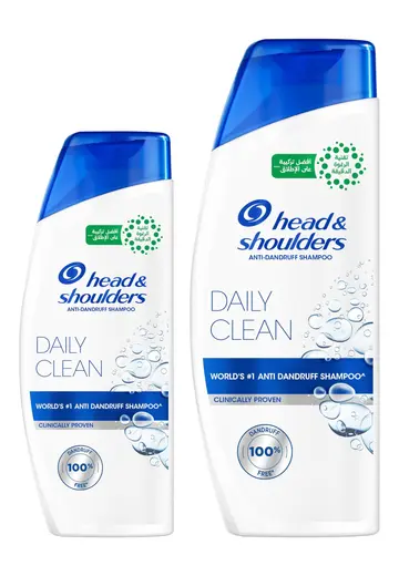 Head & Shoulders Daily Clean Shampoo 350ml + 190ml