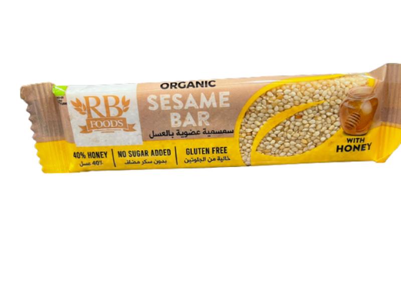 بار سمسم عضوي بالعسل 30 جرام